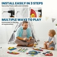 thumbnail image 5 of Buballino Rocket Activity Wall Busy Board: Sensory - Rich Fun & Early Learning Toy for Kids, 5 of 6