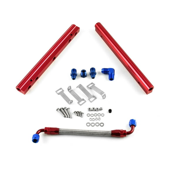 Speedmaster PCE137.1004 Compatible with Chevy BBC 454 Billet Aluminum Fuel Injector Rail Kit