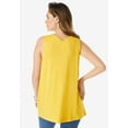thumbnail image 3 of Roaman's Women's Plus Size Embellished Tank Top, 3 of 6