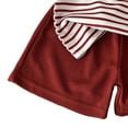 thumbnail image 5 of Amidoa Boys Summer Outfit Sets 2 Piece T-Shirt Graphic Cotton Tank Top and Shorts Set Kids Clothing Sets Red Size 5T, 5 of 7