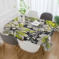 thumbnail image 2 of Yayeee Tablecloths 54" x 54" Rectangle Wrinkle Resistant Party Table Cover, Beige Flower Pattern, 2 of 8