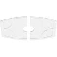 thumbnail image 2 of 40"W x 26 5/8"H x 6"ID x 21 1/2"C x 1"P Kailey Architectural Grade PVC Contemporary Ceiling Medallion, Two Piece, 2 of 11