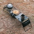 thumbnail image 3 of 1 Ensemble Table Pliante 7 Hauteurs Réglables Table de Gril de Camping Équipement de Cuisson Portable Table à Thé Fournitures pour l'Extérieur, 3 of 10