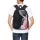 thumbnail image 4 of Disketp Pink White Ocean Waves Mochila Minimalista de Gran Capacidad, Mochila de Viaje para Escuela, Trabajo o Uso Diario, 4 of 6