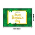 Cmrtew St Patricks Day Holiday Background Cloth Hanging Flag Festival 