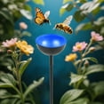 thumbnail image 4 of Bee Watering Station, 27.5 Inch Butterfly Water Catcher Cups Small Insects Bee Feeders for Outside Feeding and Watering Metal Garden Stakes Garden Sculpture Decor Outdoor, 4 of 7