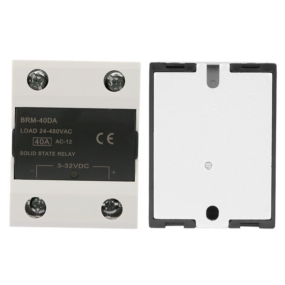 Relé De Estado Sólido De Carga BRM-40DA 24-480 VCA, Tamaño Compacto, EMI Reducida, Corriente De 40 A, Entrada De 3-32 V , Para Procesos De Automatización Industrial