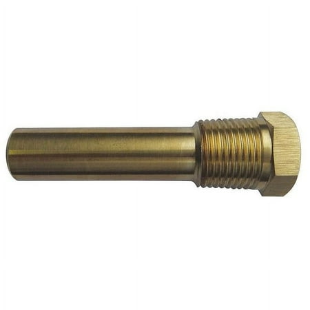 Manufacturer Varies Industrial Thermowell,Brass,5/8-18 UNF 24C480