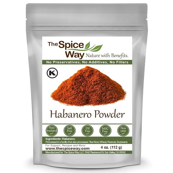 The Spice Way Habanero Powder- Mexican Cuisine Spice - 4 oz.