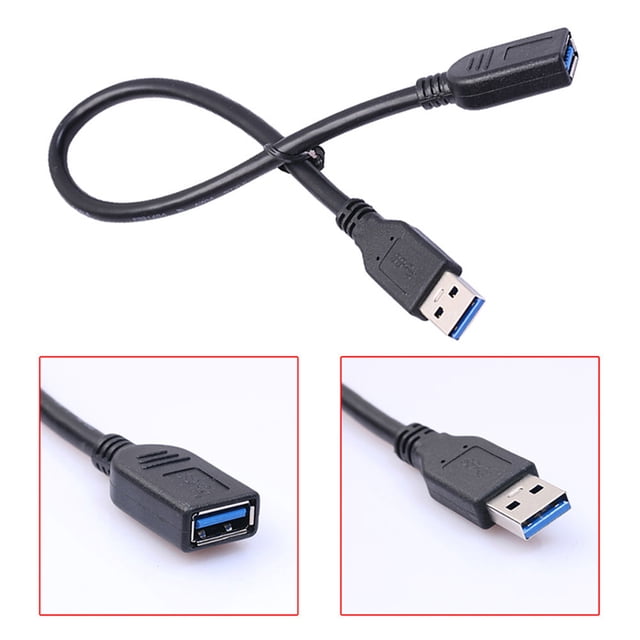 Gwong Electrónica DOONJIEY 0.3 / 0.5 / 1 / 1.5 / 3M USB 3.0 Superspeed Mascule A a hembra Un cable de extensión