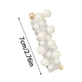 thumbnail image 2 of No Damage Soft Elastic Spiral Hair Ties Gentle Pearl Braided Hairwires For Women Everyday Wear Hair Accessories, 2 of 7