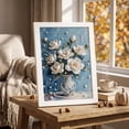 thumbnail image 5 of Gardjoe Framed Pearl Painting Kit with 12x17cm Canvas for DIY Floral Art Decor, 5D Diamond Craft Set for Adults, Beginner-Friendly Home Accent, 5 of 5