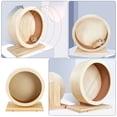 thumbnail image 3 of SOPOTUTU Para Hamster De Madera Silenciosa Color Para Ejercicio De Pequeñas Mascotas, 3 of 8