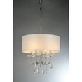thumbnail image 2 of Pasargad Home Bizet Contemporary Metal & Crystal Chandelier in Chrome/Clear, 2 of 5