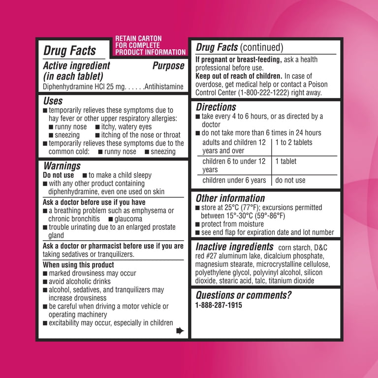 Allergy Relief Diphenhydramine, 200 Count photo 5