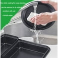 thumbnail image 6 of VINAUO Nonstick 5 Piece Baking Pans Sets for Kitchen,Stackable Bakeware Set,Carbon Steel Baking Set for Oven, Baking Sheet, Muffin, Cake & Loaf Pan,Dishwasher Safe,Black, 6 of 11
