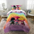 thumbnail image 2 of Trolls Kids Comforter Set, 2-Piece, Twin/Full, Reversible, 2 of 11