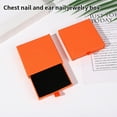 thumbnail image 2 of tssuouriy Jewelry Box Solid Color Replacement Ear Stud Bracelet Necklace Ring Pendant Storage Wrapping Gift Case Container Black 7x7x1.7cm, 2 of 6