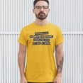 thumbnail image 3 of Tee Hunt Irregardless Is Not a Word T-shirt Grammar Police Funny Men's Tee, Yellow, XX-Large, 3 of 5