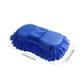 thumbnail image 3 of Guante de lavado de autos Esponja de microfibra azul grande 21x11x9cm Herramienta de limpieza suave similar a la lana para detalles de automóviles Alta absorción Sin rasguños Eliminación de suciedad, 3 of 8
