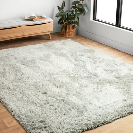 Alexander Home Kasen Plush Solid Shag Rug