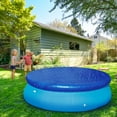 thumbnail image 6 of NUOLUX 8-foot Diameter Round Easy Set Pool Cover for Frame Pools Inflatable Swimming Fast Set Pool, 6 of 6