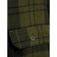 thumbnail image 4 of George Men's and Big Men's Super Soft Flannel Shirt, up to 5XLT, 4 of 5