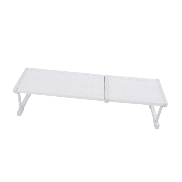 Cabinet Organizer Shelf, Expandable Closet Shelf Organizer Storage Rack Full Coverage Cabinet Shelves DIY Divider Separator for Cabinet Wardrobe Cupboard, 24cm Width