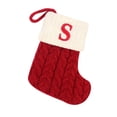 thumbnail image 2 of LYXSSBYX Fuzzy Socks for Women Hot Sale Clearance Christmas Letter Printed Stocking Wool Pendant Christmas Decorations Gift Bag Socks, 2 of 4