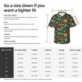 thumbnail image 4 of Fotbe Christmas Gift Hawaiian Shirt for Men Unisex Summer Beach Casual Short Sleeve Cotton Linen Button Down Shirts-Medium, 4 of 5