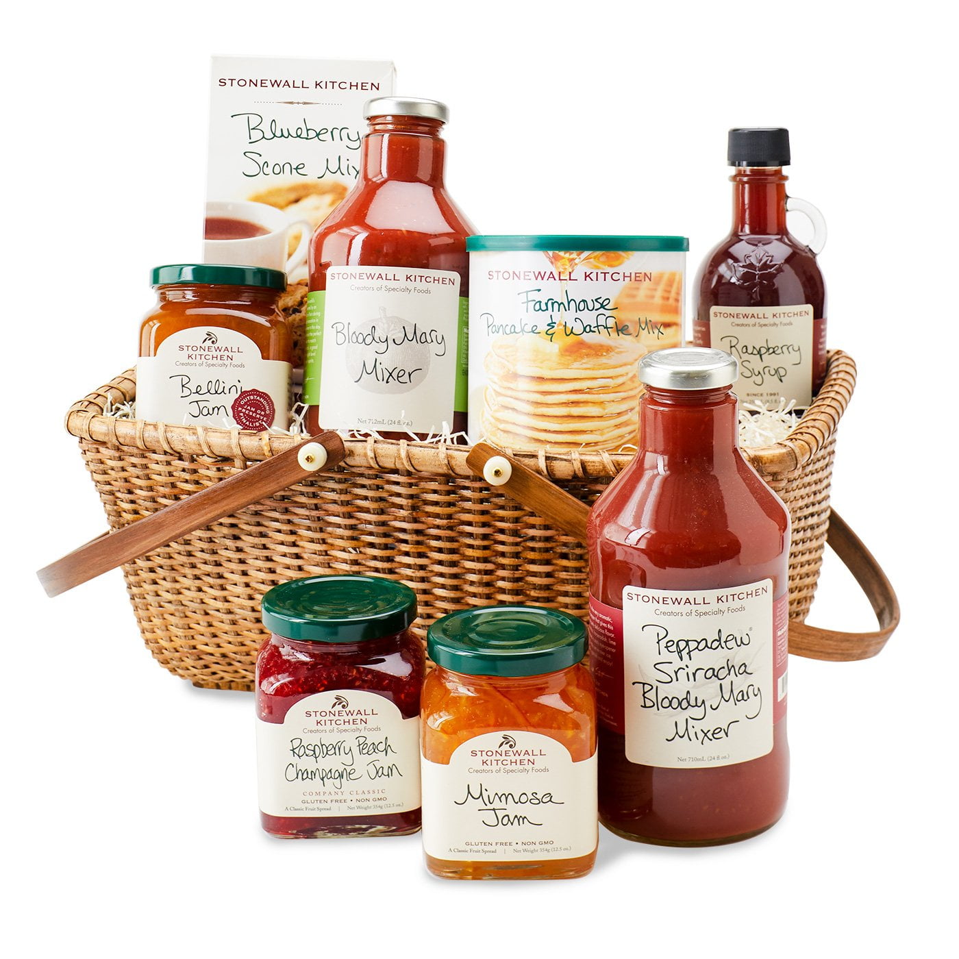 Stonewall Kitchen Brunch 8 Piece Gift Basket Walmart Com Walmart Com