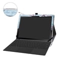 thumbnail image 5 of Labanema 12.0" Samsung Galaxy Book2 12 SM-W737AZSBATT Case, PU Leather Folio Stand Protective Case, Cover for 12.0" Samsung Galaxy Book2 12 SM-W737AZSBATT (Newspaper), 5 of 7