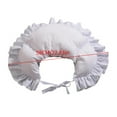 thumbnail image 3 of Victorian Bumroll Bum Pad Bustle Pannier White Petticoat Underskirt for LARP Crinoline Hoop Bustle Petticoat Slip, 3 of 7
