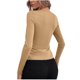 thumbnail image 3 of Liquidación ICHUANYI, camiseta de mujer de primavera y verano con cuello en V asimétrica de tres botones, camiseta de mujer de Color de estilo elegante Sexy ICHUANYI WER2023082200851, 3 of 4
