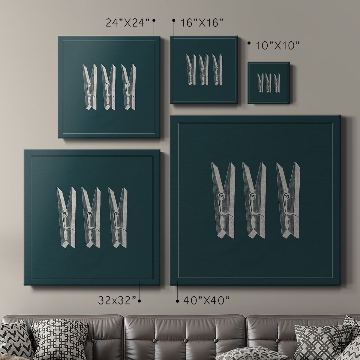 Wexford Home Laundry Tips II-Premium Gallery Wrapped Canvas, 10" x 10" - Ready to Hang