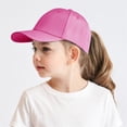 thumbnail image 6 of Family Matching Ponytail Baseball Hats Mother Daughter Baseball Cap Ponytail Bun Back Bundle, 6 of 7