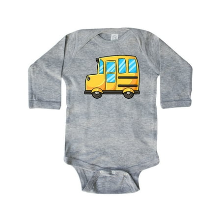 

Inktastic Cute School Bus Gift Baby Boy or Baby Girl Long Sleeve Bodysuit