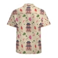 thumbnail image 3 of High Quality Hawaiian Shirts for Men Short Sleeve Aloha Beach Shirt Floral Summer Casual Button Down Shirts Blouses D5544M, 3 of 7