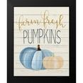 thumbnail image 2 of Kimberly, Allen 20x24 Black Modern Framed Museum Art Print Titled - Farm Fresh Pumpkins, 2 of 5