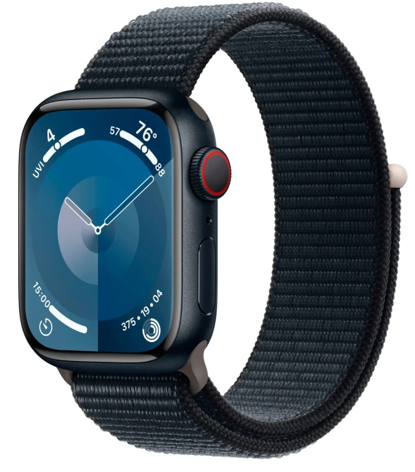 Apple Watch Series 8 GPS + Cellular, 41mm Midnight Aluminum