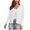 510_White, variant on Jxximdong Cardigans for Women, Plain Crew Neck Knitted Sweaters Button Front Long Sleeve Cardigan, Women's Bolero Shrugs Blue