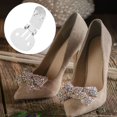 thumbnail image 4 of MesaSe 10pcs Stainless Steel Shoe Clips DIY Crafts Accessories Silver, 4 of 7