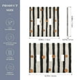 thumbnail image 2 of Yayeee Toggle Light Switch Wall Plate 2-Gang 4.56"x4.48" Decorative Outlet Cover, Black Abstract Stripes, 2 of 7