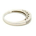 thumbnail image 5 of Madeline Anniversary Band Ring Cz Sterling Silver Womens Ginger Lyne Collection, 5 of 7