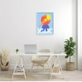 thumbnail image 2 of Stupell Industries Miami Woman in Pool Float Graphic Art White Framed Art Print Wall Art, Design by Daphne Polselli, 2 of 7