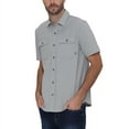 thumbnail image 5 of Sierra Designs Men’s Tech Shirt – Small, Grey – UPF 30, Quick-Dry, Stretch Performance Outdoor Shirt, 5 of 5