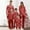 Red, variant on Onlypjs Matching Family Christmas Pajamas Set for Men, Women and Couples – Red Reindeer Print Holiday Sleepwear