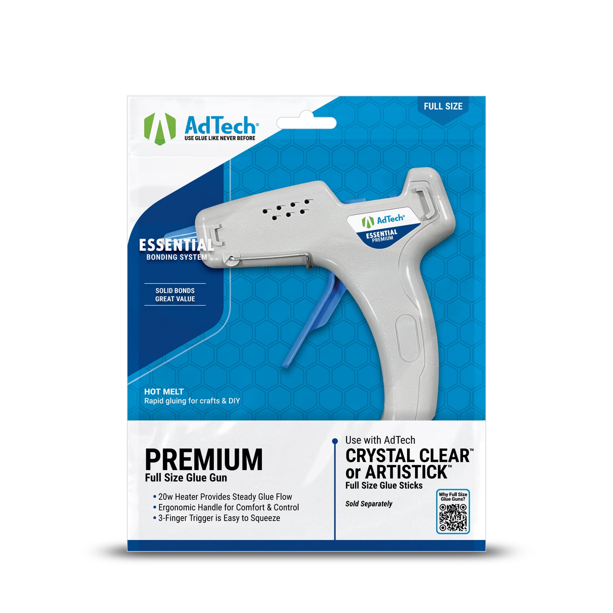 Pistolet à colle pleine grandeur de qualité supérieure pistolet à colle pleine grandeur