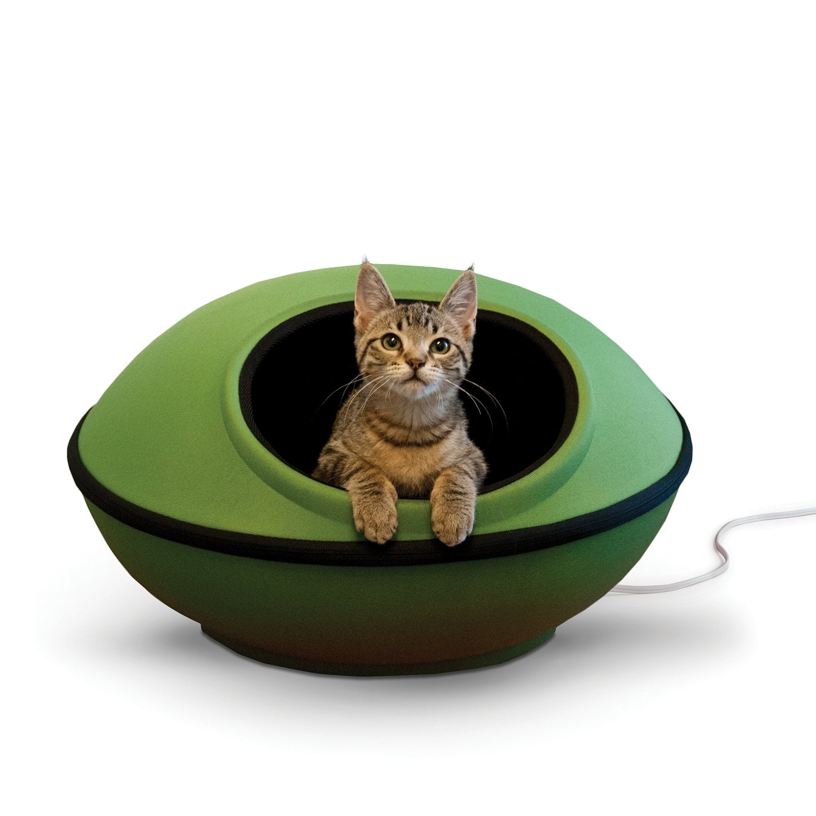 K&H Thermo Pod Pet Cat Bed, Green