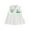 White, variant on BemeyourBBs Baby Girl Golf Dress Sleeveless Lapel Collar Embroidery Pleated Dress